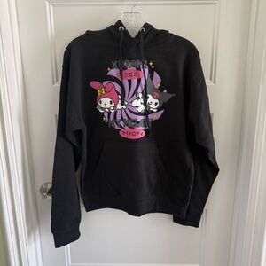 Isaac's Designs Kuromi & My Melody hooded sweatshirt - size S